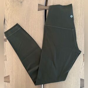 lululemon Align 25” leggings army green! 🤎💚